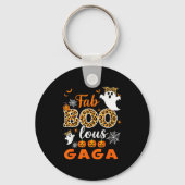 Cute Leopard Fab Boo Lous Gaga Soky Halloween Cost Sleutelhanger (Voorkant)