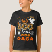 Cute Leopard Fab Boo Lous Gaga Soky Halloween Cost T-shirt (Voorkant)