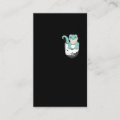 Cute Leopard Gecko Kawaii Reptile Visitekaartje (Voorkant)