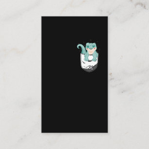 Cute Leopard Gecko Kawaii Reptile Visitekaartje