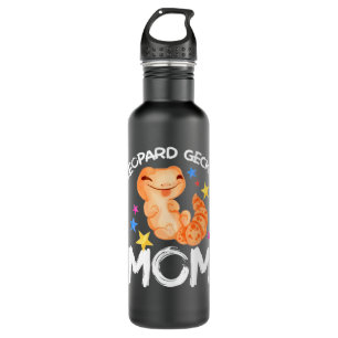 Cute Leopard Gecko mama Reptile Gecko Animal Leopa Waterfles