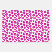 Cute Leopard Hearts Pattern Valentijnsdag Inpakpapier Vel (Voorkant 2)