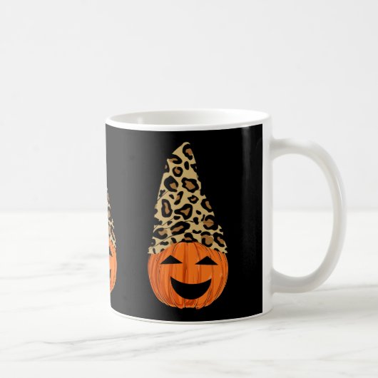 Cute Leopard Pet Pumpkin Koffiemok (Rechts)