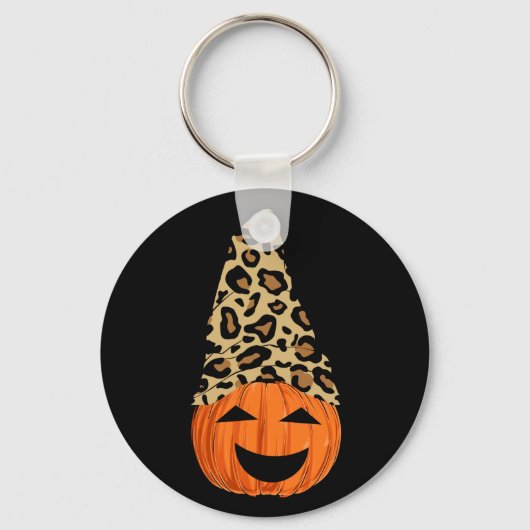 Cute Leopard Pet Pumpkin Sleutelhanger (Voorkant)