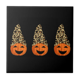 Cute Leopard Pet Pumpkins Tegeltje