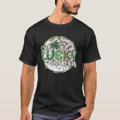 Cute Leopard Plaid St Patrick s Day One Lucky Mama T-shirt (Voorkant)