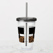 Cute Leopard Print Acryl Drinkbeker (Rechts)