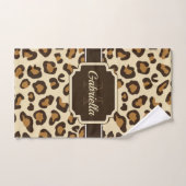 Cute Leopard Print Bad Handdoek (Handdoek)