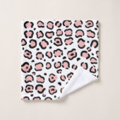 Cute Leopard Print Bad Handdoek (Wasdoekje)