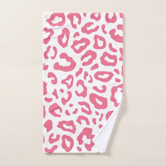 Cute Leopard Print Bad Handdoek (Handdoek)