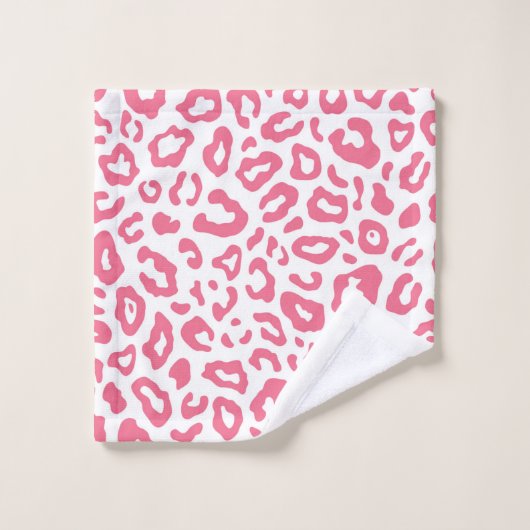 Cute Leopard Print Bad Handdoek (Wasdoekje)