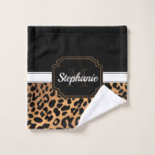 Cute Leopard Print Bad Handdoek (Wasdoekje)