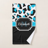Cute Leopard Print Bad Handdoek (Handdoek)