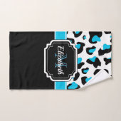 Cute Leopard Print Bad Handdoek (Handdoek)