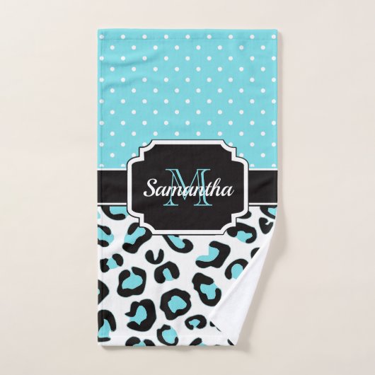 Cute Leopard Print Bad Handdoek (Handdoek)