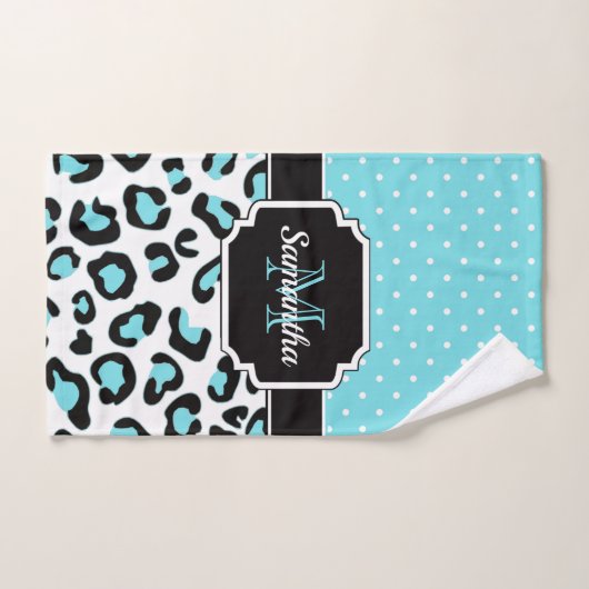Cute Leopard Print Bad Handdoek (Handdoek)