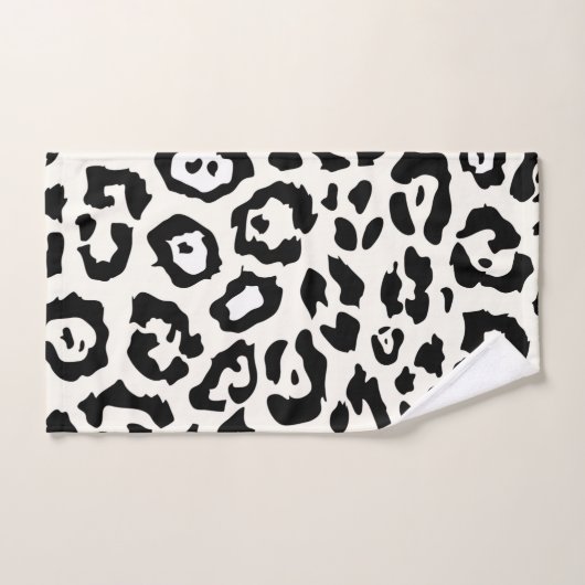 Cute Leopard Print Bad Handdoek (Handdoek)