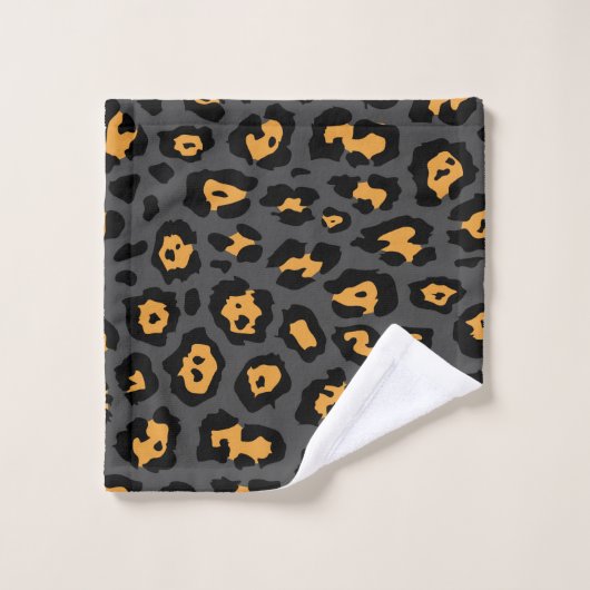Cute Leopard Print Bad Handdoek (Wasdoekje)