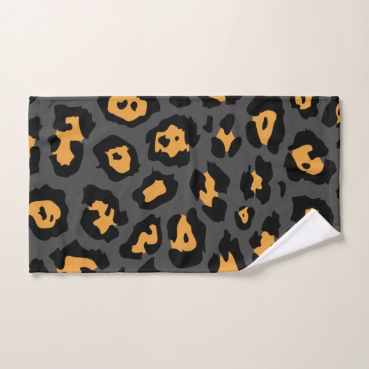 Cute Leopard Print Bad Handdoek (Handdoek)