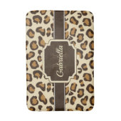 Cute Leopard Print Badmat (Voorkant Verticaal)