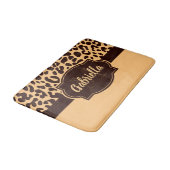 Cute Leopard Print Badmat (Gekanteld)