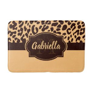 Cute Leopard Print Badmat