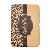 Cute Leopard Print Badmat (Voorkant Verticaal)