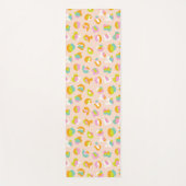 Cute Leopard Print Cheetah Spots Pattern Pink Yogamat (Voorkant)