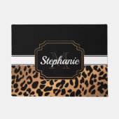 Cute Leopard Print Deurmat (Voorkant)