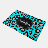 Cute Leopard Print Deurmat (Schuin)