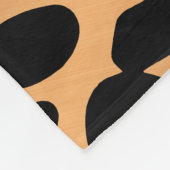 Cute Leopard Print Fleece Deken (Hoek)