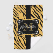 Cute Leopard Print Golfhanddoek (Insitu)