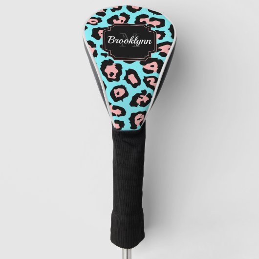 Cute Leopard Print Golfheadcover (Voorkant)