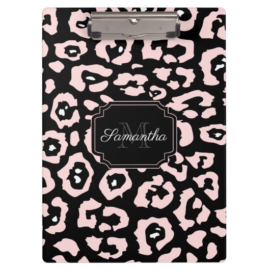 Cute Leopard Print Klembord (Voorkant)