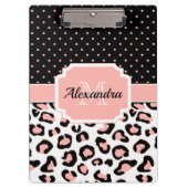 Cute Leopard Print Klembord (Voorkant)