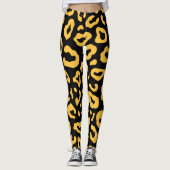 Cute Leopard Print Leggings (Voorkant)