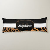 Cute Leopard Print Lichaamskussen (Achterkant)