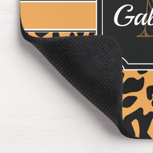 Cute Leopard Print Muismat (Hoek)