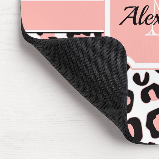 Cute Leopard Print Muismat (Hoek)