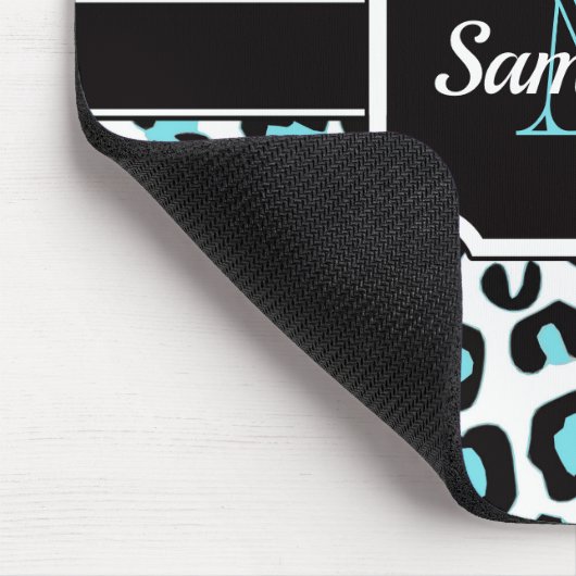 Cute Leopard Print Muismat (Hoek)