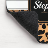 Cute Leopard Print Muismat (Hoek)