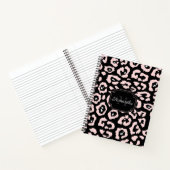 Cute Leopard Print Notitieboek (Binnen)