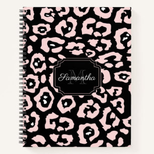 Cute Leopard Print Notitieboek