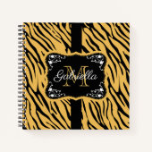 Cute Leopard Print Notitieboek (Voorkant)