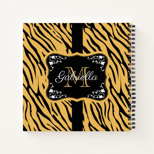 Cute Leopard Print Notitieboek (Achterkant)