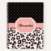Cute Leopard Print Notitieboek (Voorkant)