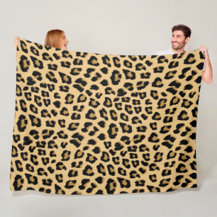 Cute Leopard Print Patroon Fleece Deken