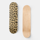 Cute Leopard Print Patroon Persoonlijk Skateboard (Voorkant)