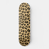 Cute Leopard Print Patroon Persoonlijk Skateboard (Voorkant)