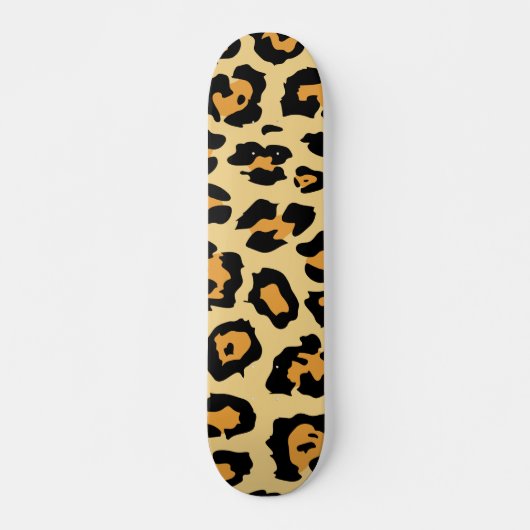 Cute Leopard Print Persoonlijk Skateboard (Voorkant)